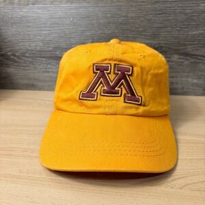 Minnesota Golden‎ Gophers Hat Cap Strap Back Gold University Adjustable